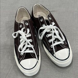 Converse All Star Men's Dark  Brown Canvas Sneakers‎